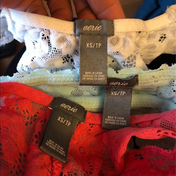 Aerie lace bralette bundle of 3 
All size XS - Picture 3 of 9